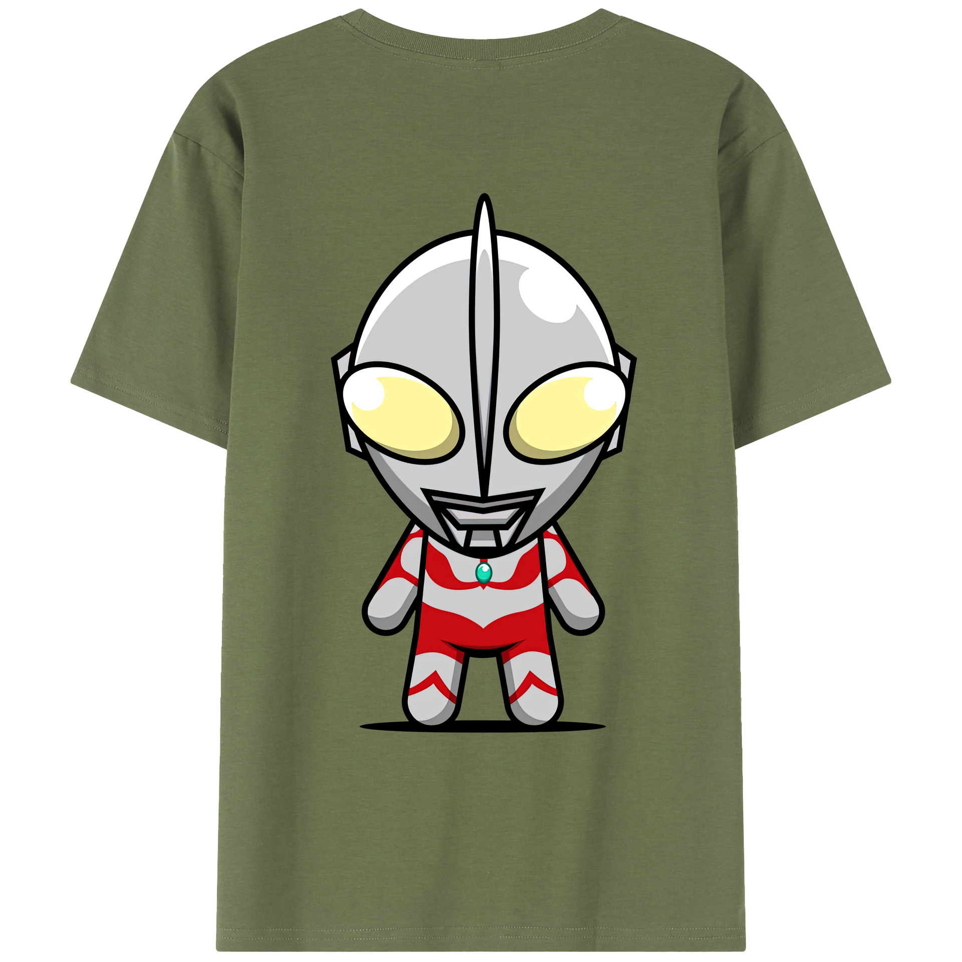 （画像用） ウルトラマン Ultraman 綿100％半袖Tシャツ（背面プリント）